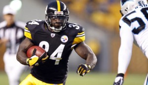 Rookie RB Rashard Mendenhall