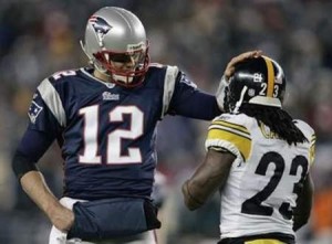 Tom Brady & Tyrone Carter