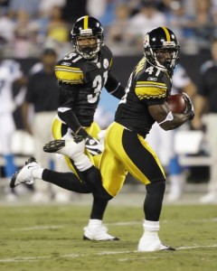 Stefan Logan scores TD